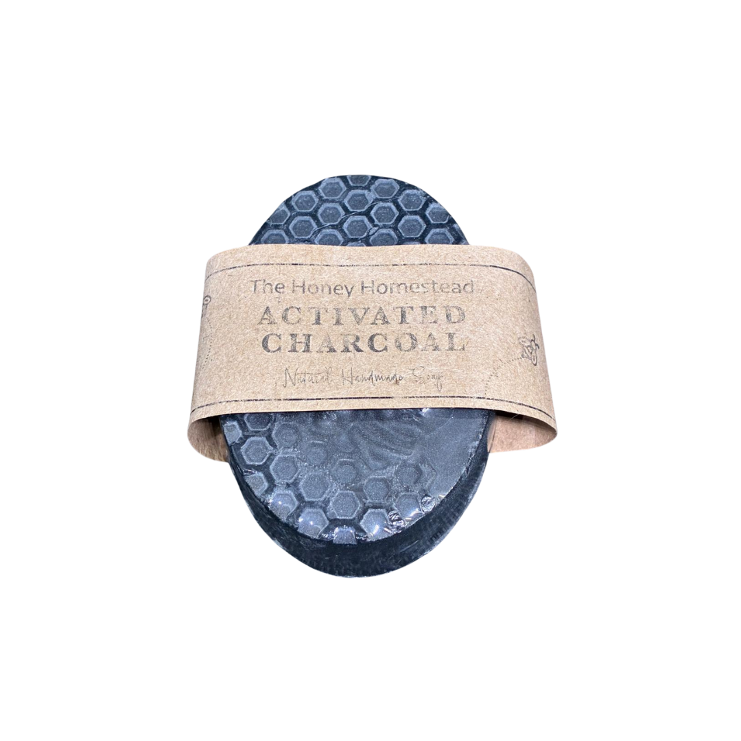 The Honey Homestead Honey & Charcoal Soap 100 % Natural & Pure