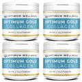 Optimum Gold Collagen 10,000mg with L-Glutamine 2,000mg Bulk 4 Pack