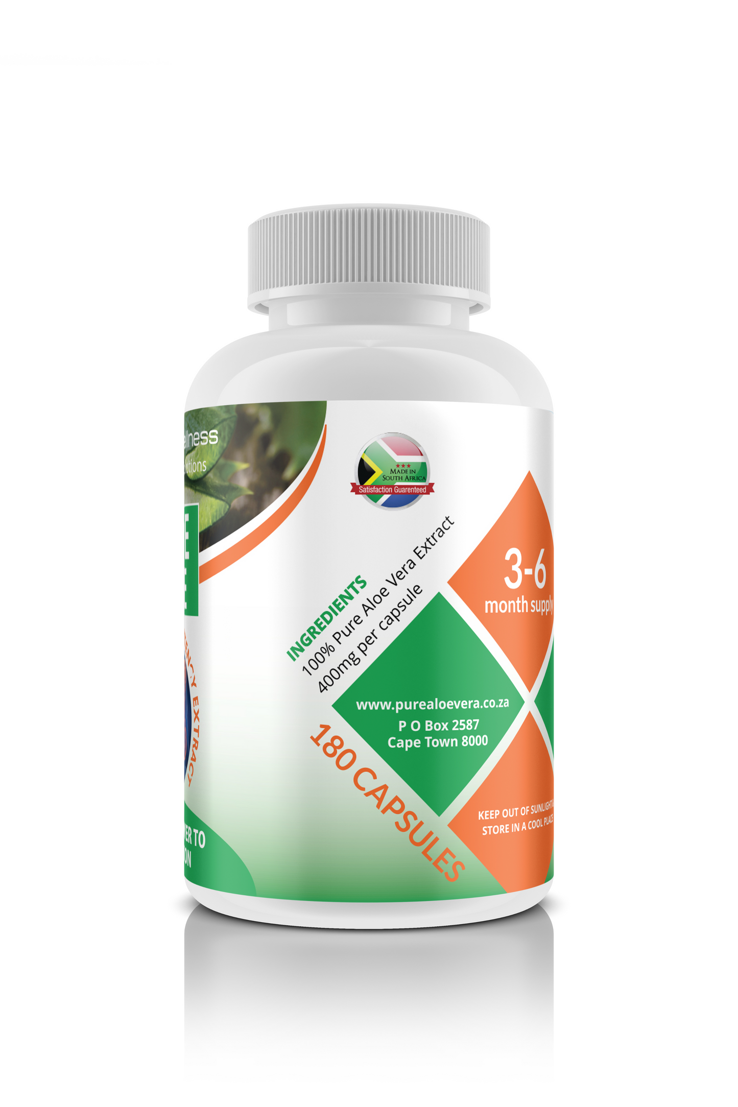 Optimum Wellness 100% Pure Aloe Ferox 180 Pieces Capsules for Constipation