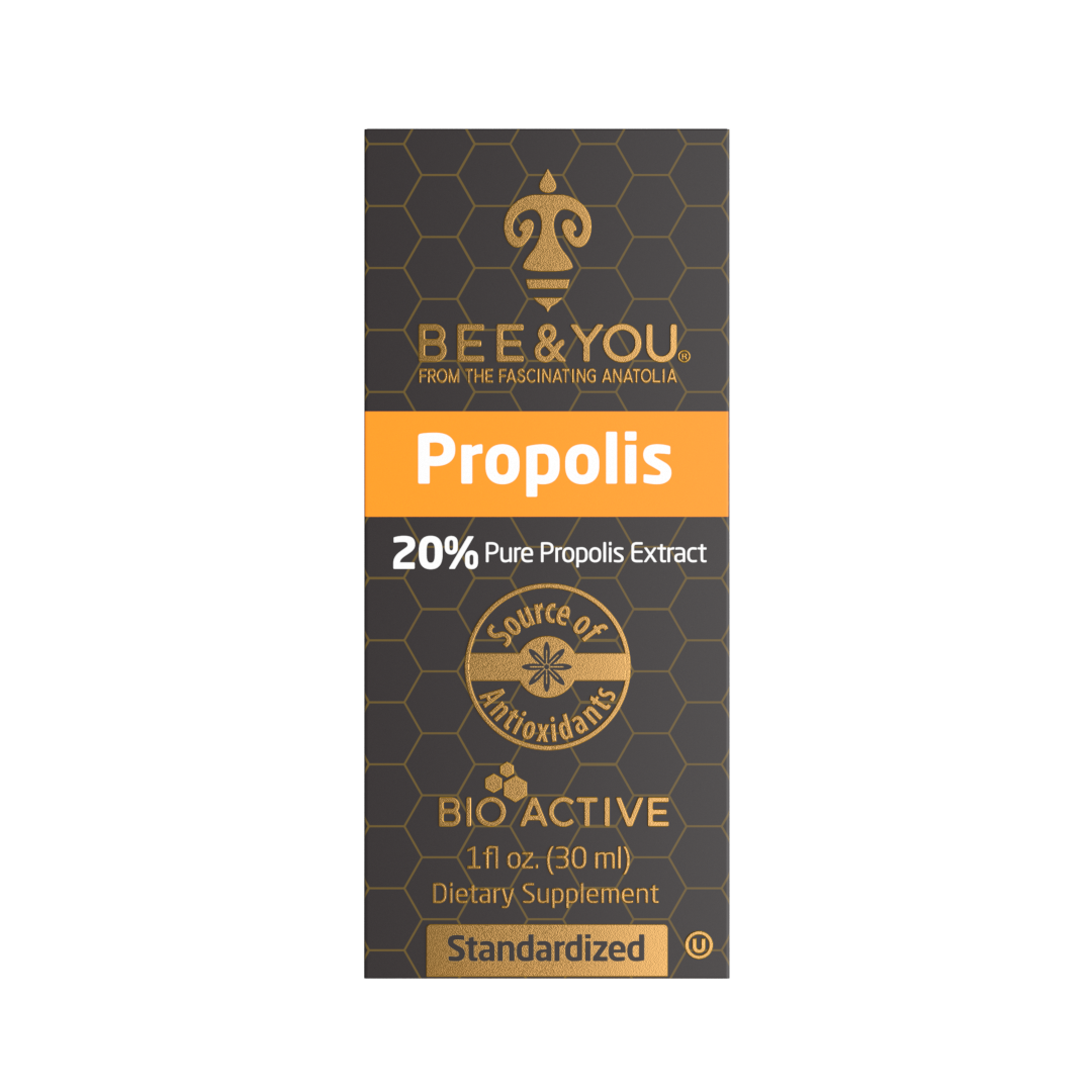 BEE and YOU  Pure Propolis Extract - High Potency - Zero Sugar - Zero Calorie - Natural Immune Support&Sore Throat Relief Antioxidants, Keto, Paleo, Gluten-Free