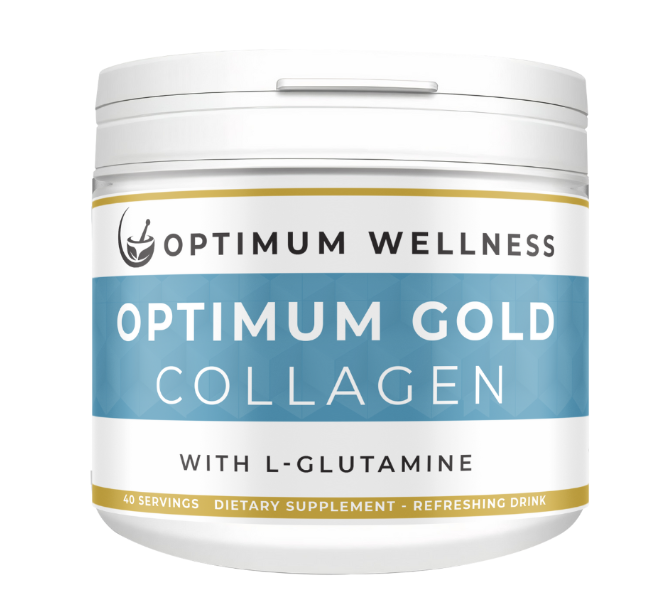 Optimum gold collagen Enjoy improved energy, joint function and flexibility, plus healthier bones, tendons, hair and nails