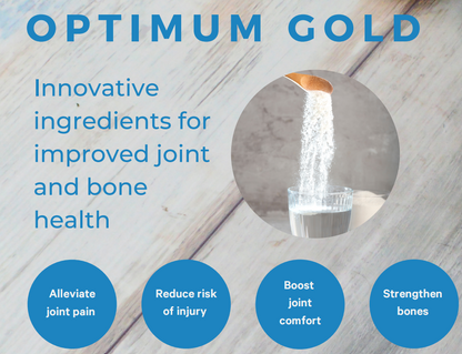 Optimum Gold Collagen 10,000mg with L-Glutamine 2,000mg 40 days of supply Best tasting Collagen with no artificial flavour